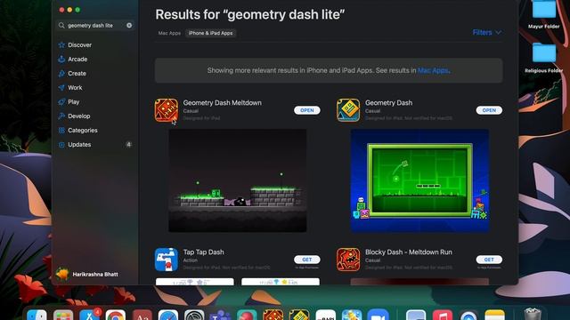 Easy way to get Geometry Dash on Mac os Big Sur! смотреть онлайн