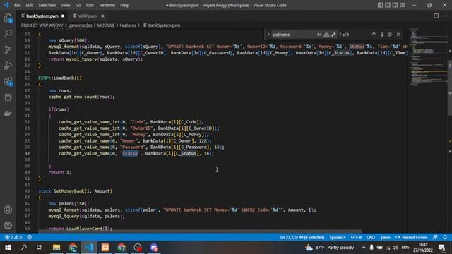 [Pawn Scripting] Membuat system bank menggunakan MySql#3 смотреть онлайн