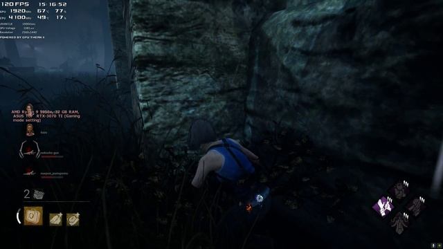 Dead by Daylight - 120 FPS Asus TUF RTX-3070 TI, AMD Ryzen 5950x смотреть онлайн