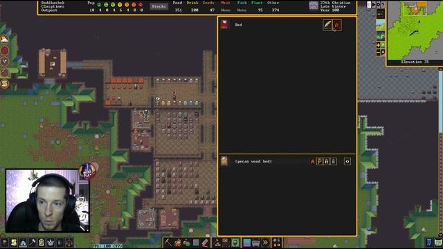 Dwarf Fortress. Гайд для новичков. #28 Персональные комнаты.