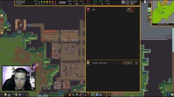 Dwarf Fortress. Гайд для новичков. #28 Персональные комнаты.