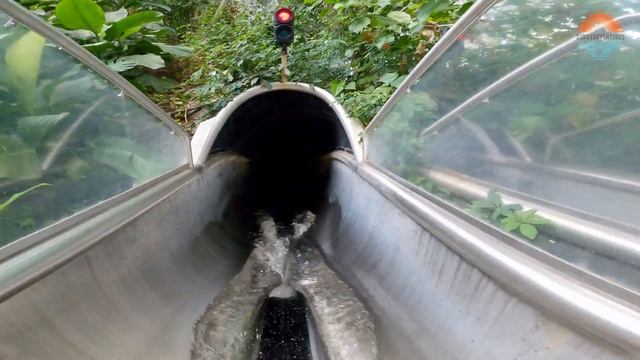 Enclosed Slide at Tropical Islands Resort Germany смотреть онлайн