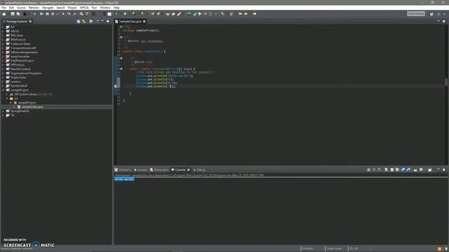 Java Programming: Printing to the Console смотреть онлайн