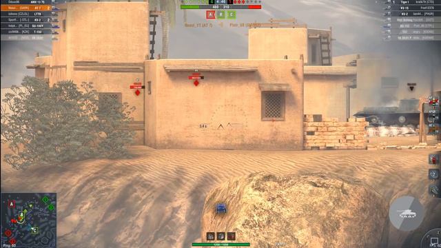 WoT Blitz -- AT-7 [Review and Gameplay] смотреть онлайн