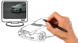 Как нарисовать Mercedes-Benz