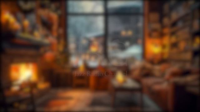 Cozy February Winter Morning in Warm Coffee Shop Ambience☕Elegant Piano Jazz Music to Work, Study смотреть онлайн