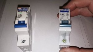 Типы автоматических выключателей, применяемых в домашних электросетях.