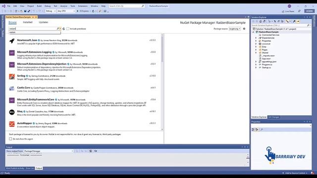Radzen Blazor Tutorial - Get started Install | Part 1 смотреть онлайн