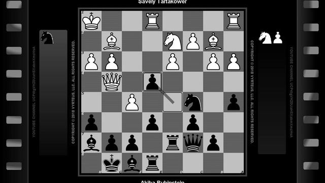 Chess: Rubinstein: 90 Best Games (#64 of 70): Savely Tartakower vs. Akiba Rubinstein смотреть онлайн
