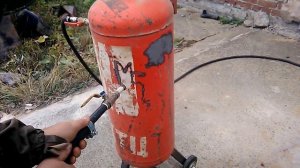 Пескоструй своими руками из огнетушителя