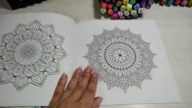 Обзор раскраски ,, Мандала,, Неизвестный автор..... смотреть онлайн