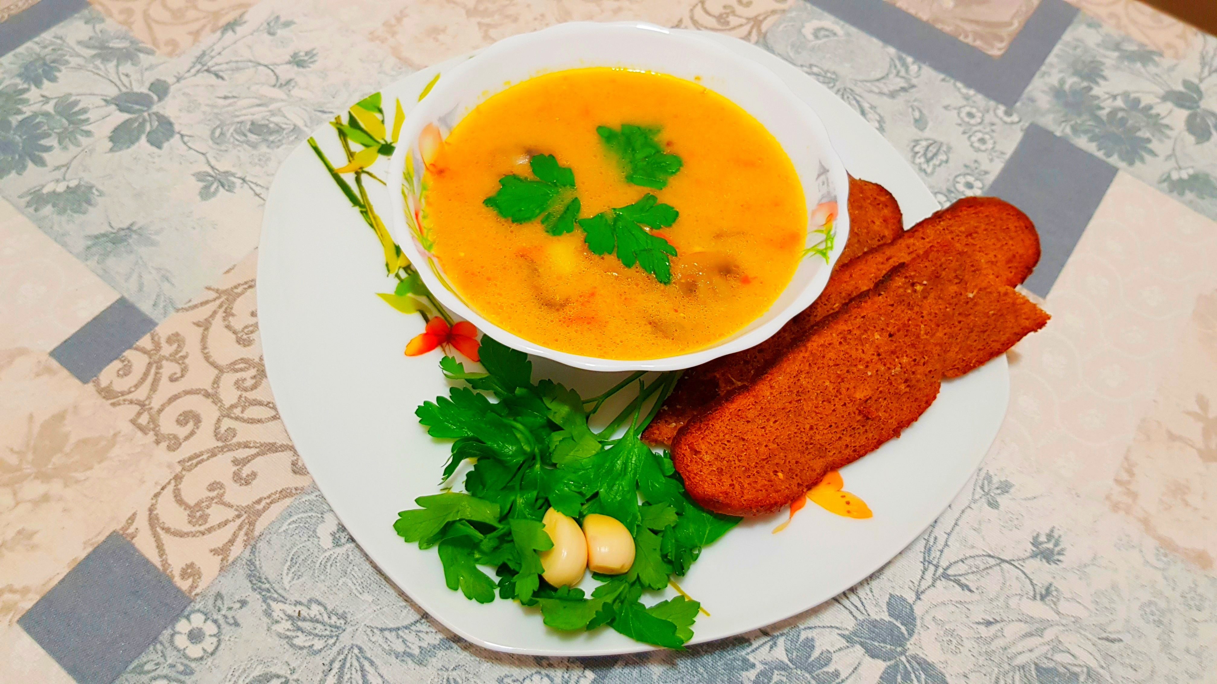 Невероятно вкусный грибной суп с гречневой крупой и плавленым сыром! смотреть онлайн