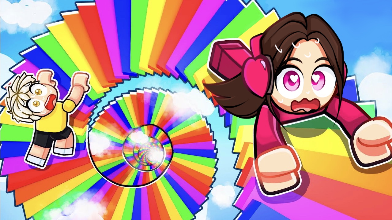 Радужная башня – ПОЛНОЕ ПРОХОЖДЕНИЕ с первого раза! Паркур Роблокс смотреть онлайн