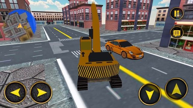Heavy Demolition Crane Simulator 2022 - House Moving Games - Android Gameplay смотреть онлайн