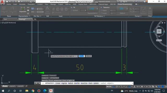 Drawing shaft in Autocad смотреть онлайн