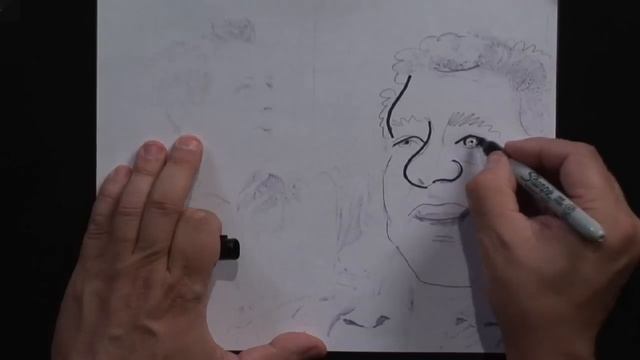 How to Trace Pictures for a Caricature Portrait : Cartooning смотреть онлайн