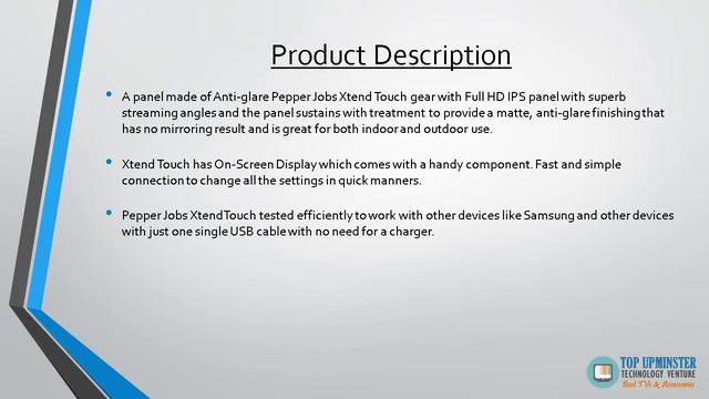 Pepper Jobs Portable Monitor for Best Gaming Experience смотреть онлайн