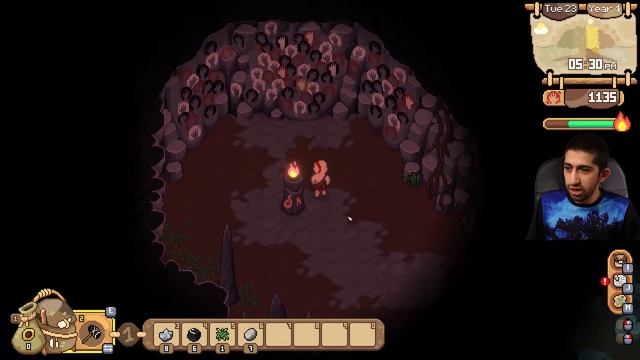 Forest Cave "A Very Dark Room" Gameplay + Finding Tin [Guides] | Roots of Pacha (Beta) смотреть онлайн