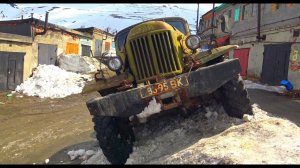 Пробуем перегнать ЗИЛ-157 своим ходом . А где его ремонтировать?