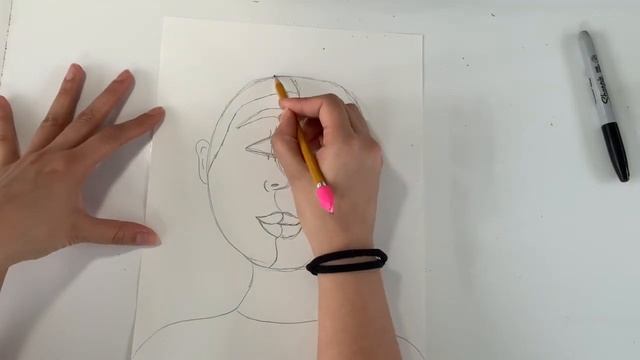 How to draw a Picasso portrait Part 1 смотреть онлайн