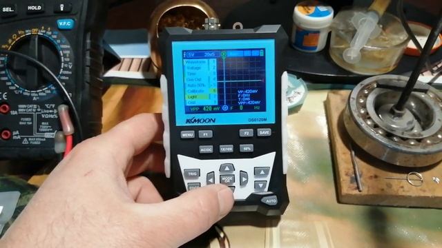 Осциллограф DS0120M в общих чертах и перевод меню. смотреть онлайн