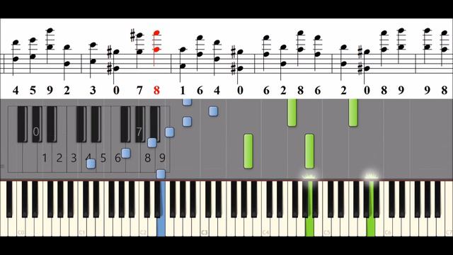 Song from Pi (Arranged by David Macdonald) - Piano Tutorial смотреть онлайн