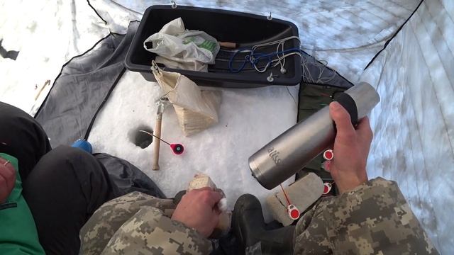 Взял жену на рыбалку.Такого клёва не ожидал...#зимняярыбалка#мормышка#окунь#icefishing