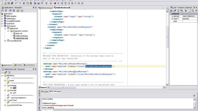 Step2-BPEL to WSDL смотреть онлайн