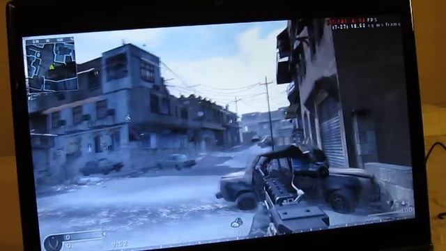 Call of Duty 4 on Asus G72GX Test Run смотреть онлайн