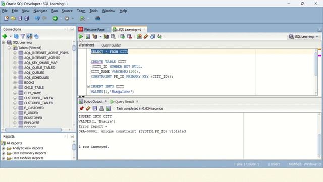 SQL Primary Key Constraint| Oracle SQL Tutorials |SQL in Hindi | Learn For Grow |Concept#41 смотреть онлайн
