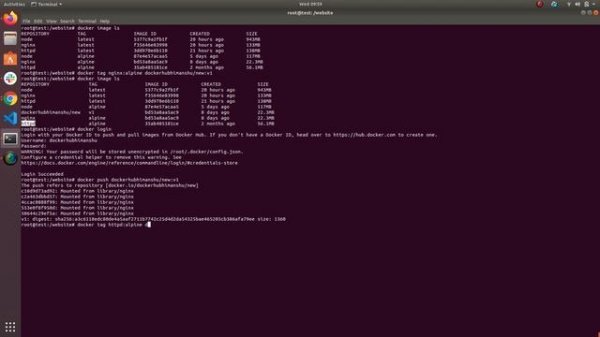 Pushing your Images to Docker Hub Account