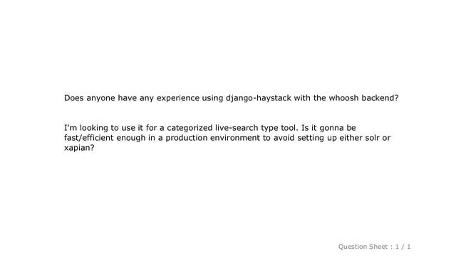 Django : Django haystack and whoosh смотреть онлайн