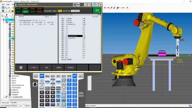 FANUC Robot Homing Program смотреть онлайн