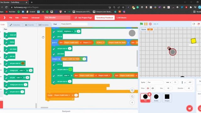Scratch - Pen Shooter Tutorial - Part Eight смотреть онлайн