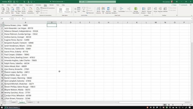 Membagi Data Kedalam Beberapa Kolom pada Excel dengan Fitur TEXT TO COLUMN смотреть онлайн