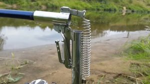 Самоподсекающая удочка для летней рыбалки + трофей ГОЛАВЛЬ на 1 кг ( Автоподсекающая удочка )