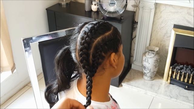 Four Cornrow "Boxer Braids" Hairstyle Tutorial | SimplyNeicey смотреть онлайн