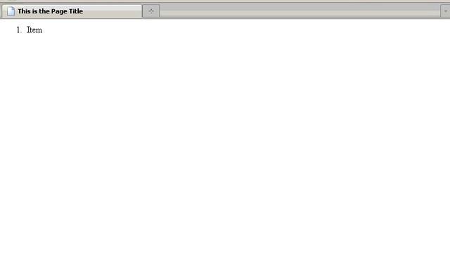 How to create a numbered list in an HTML page смотреть онлайн