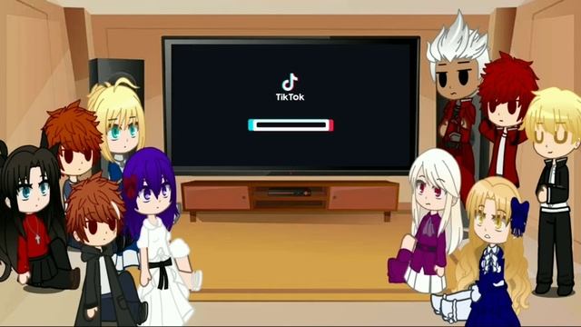 Fate/Stay Night react to TikToks part 6 | Different AU Shirou + Senji & more react смотреть онлайн