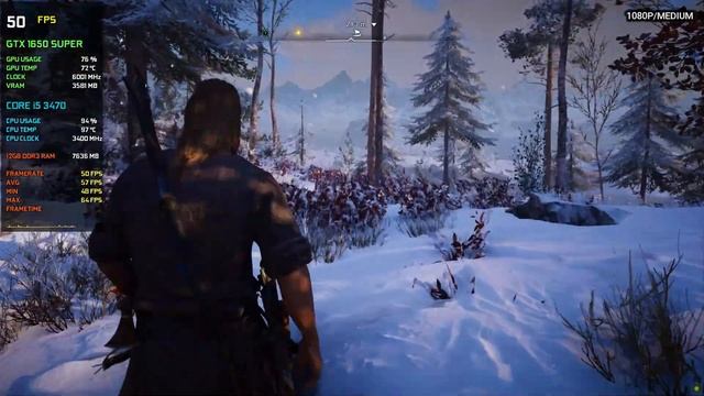 Assassin's creed valhalla - GTX 1650 Super + i5 3470 - Medium Settings - 1080P смотреть онлайн