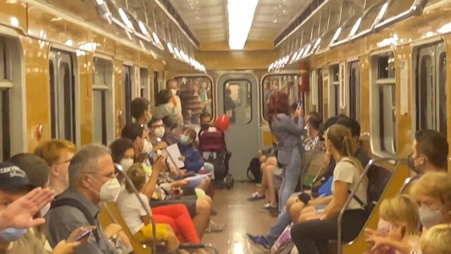 Поездка на составе 81-717.1/714.1 // Пражский метрополитен // 12 сентября 2021 смотреть онлайн