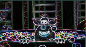 Анимационный мультфильм 3D: Буба в детской комнате