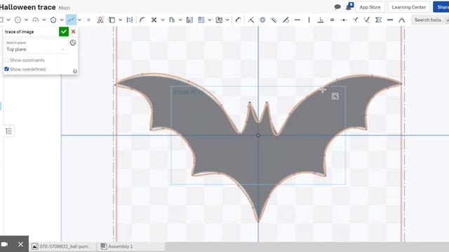 Onshape - Trace an Image using Spline and Extrude смотреть онлайн