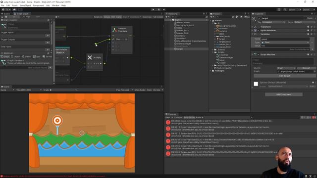 Shooting Moving Targets in Unity Visual Scripting смотреть онлайн