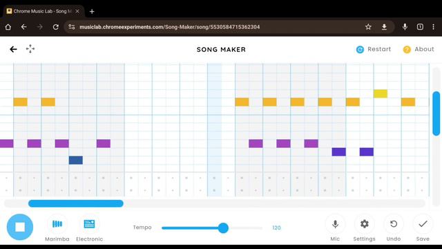 How would Fallen Down from Undertale by Toby Fox sound like in Chrome Music Lab? смотреть онлайн