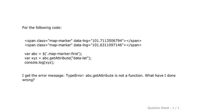jQuery : TypeError: abc.getAttribute is not a function смотреть онлайн