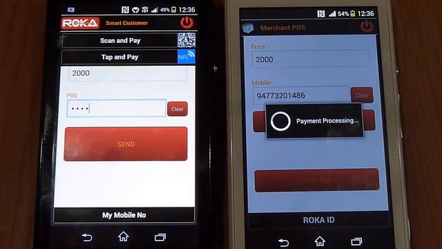 ROKA SONIC MOBILE PAYMENT SYSTEM- CUSTOMER TO MERCHANT смотреть онлайн