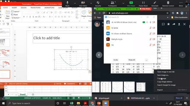 Menggambar Grafik Fungsi Kuadrat смотреть онлайн