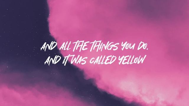 LOFI FRUITS - YELLOW (LYRICS)