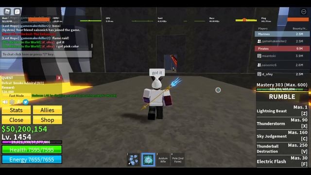 Getting Fiery Rose Enchanment Color (Roblox Blox Fruit) смотреть онлайн